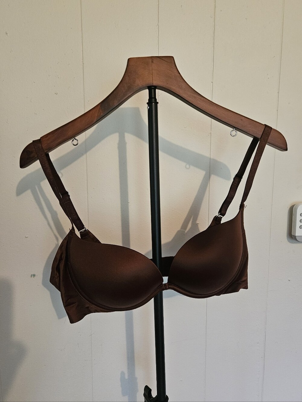 Ambrielle Smooth Molded Push Up Bra in Brown Size 38B